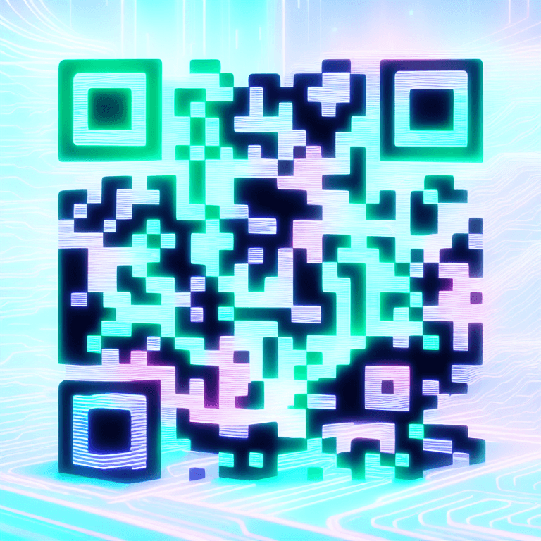 QRON Space - Cyberpunk Circuit · Neon Blue. Tech/Web3 optimized matrix.
